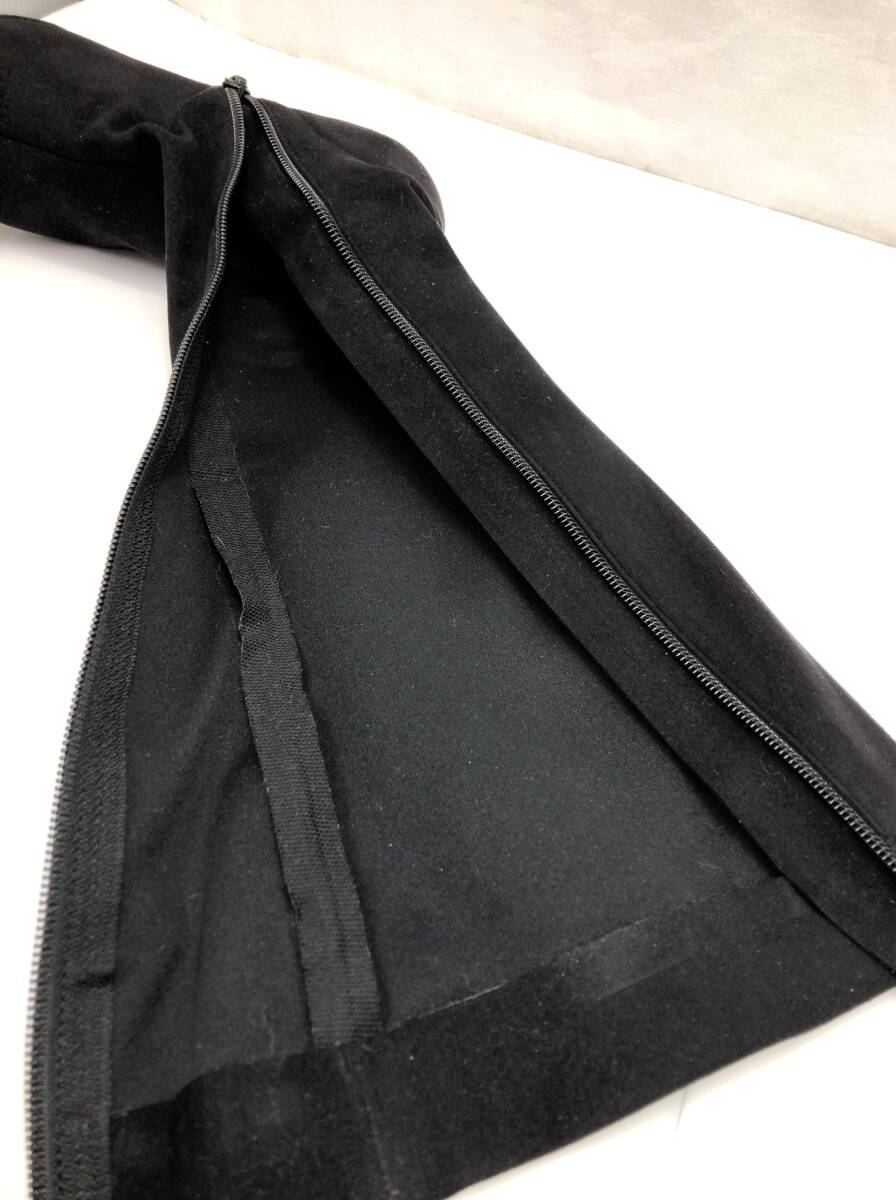 ESPERANZA ロングブーツ 22cm ブラック ヒールラインストーン装飾 エスペランサ 24051402_画像10