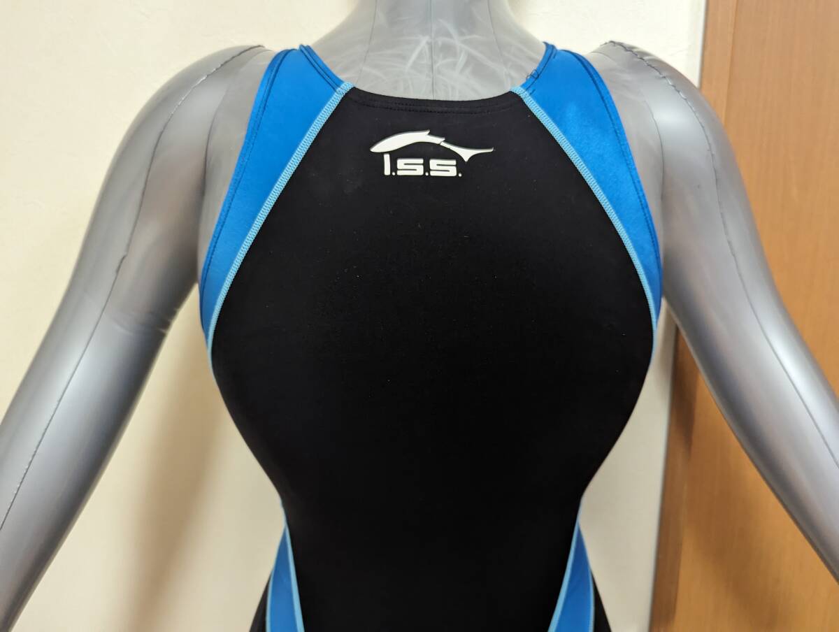 I.S.Sito man swimming school designation goods contest for Mizuno half suit woman .. swimsuit black / light blue size S Fina Mark 