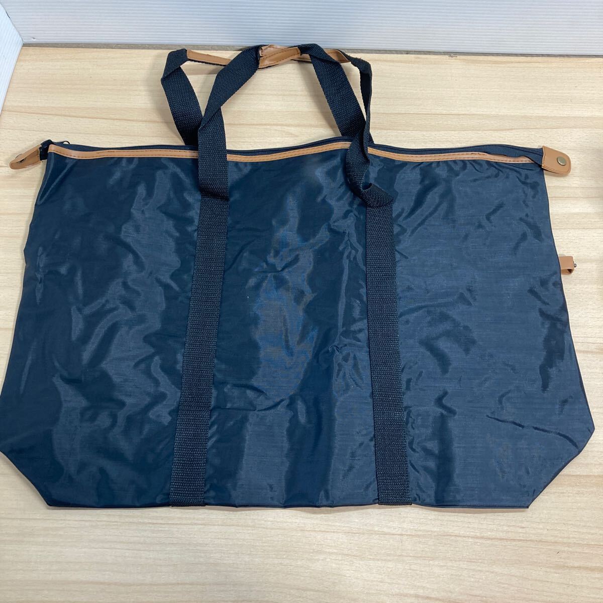 新品 未使用 ボストンバッグ ブラック まとめて4点セット 55cm×37.5cm×マチ14cm 旅行 1泊旅行 アウトドア(2-1)_画像4