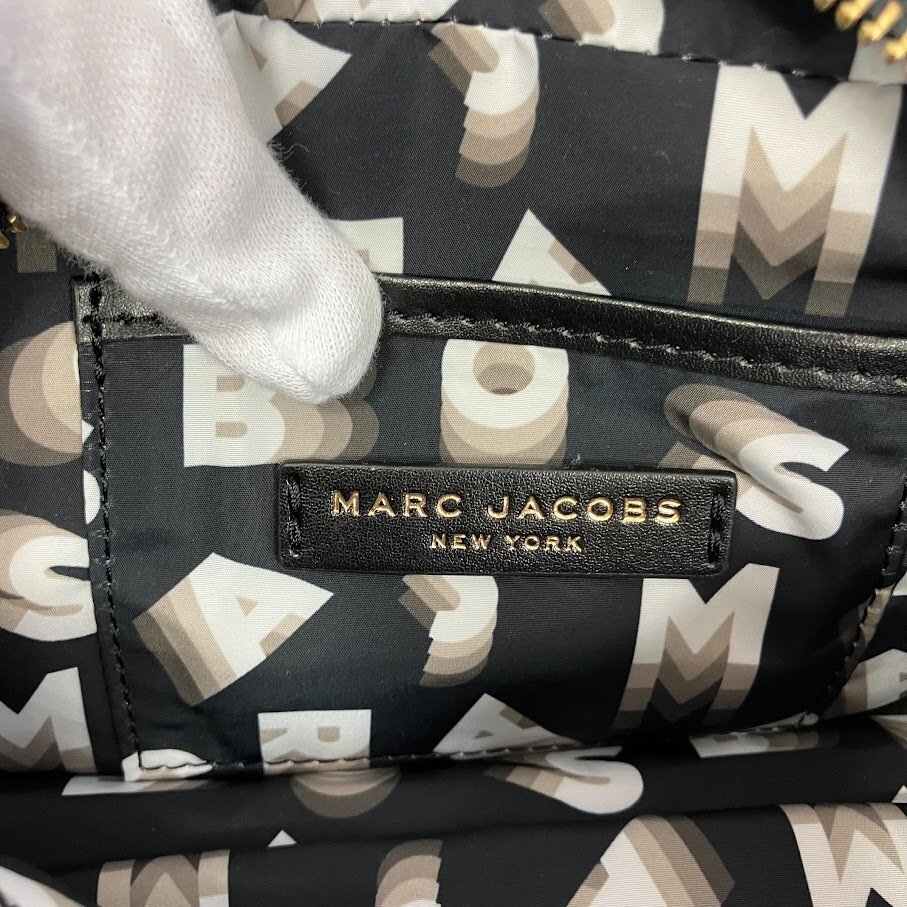 KS USED MARC JACOBS マークジェイコブス フラッシュ カメラ ショルダーバッグ Ｍ0014465065 黒 レディース レザー 斜め掛け 肩掛け_画像8