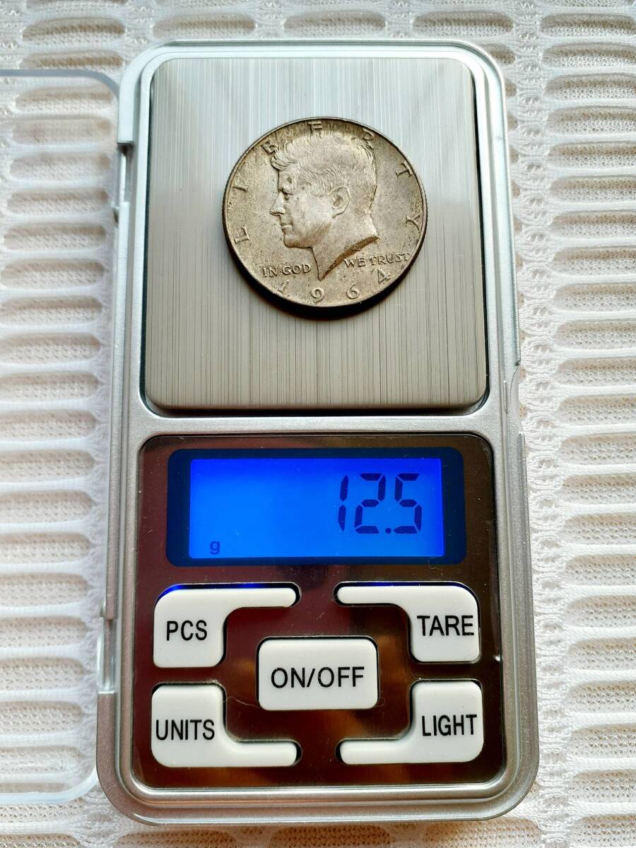 リバティ銀貨 1964年 ケネディ ハーフダラー コイン アメリカ 古銭 貨幣 硬貨_画像4