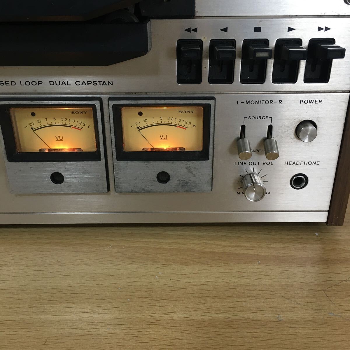 SONY Sony TC-5950 AUTO REVERSE open reel deck audio equipment Showa Retro electrification has confirmed 5si71