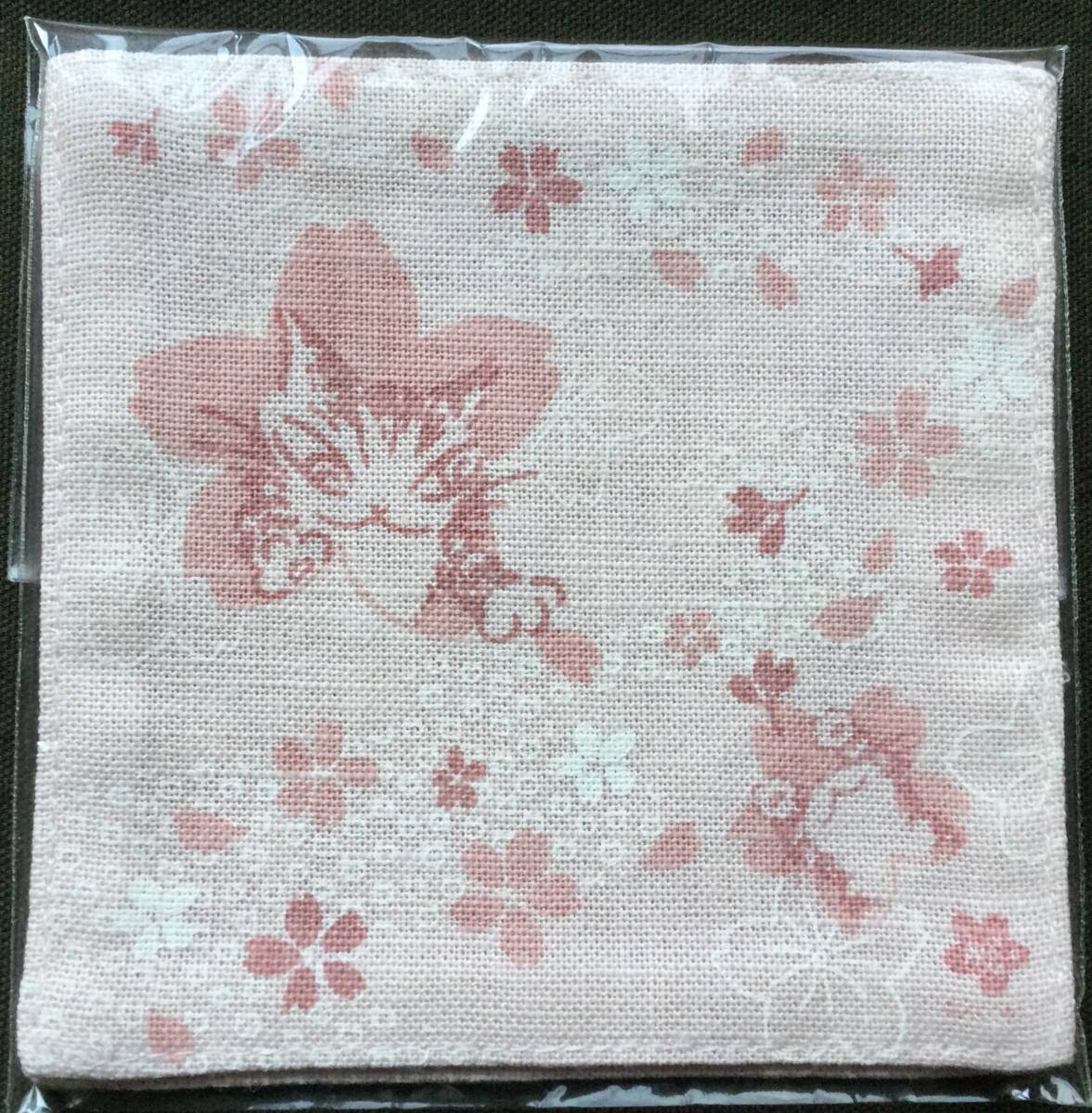 wa...-.. cloth made Coaster 2 sheets dayan cat cat 
