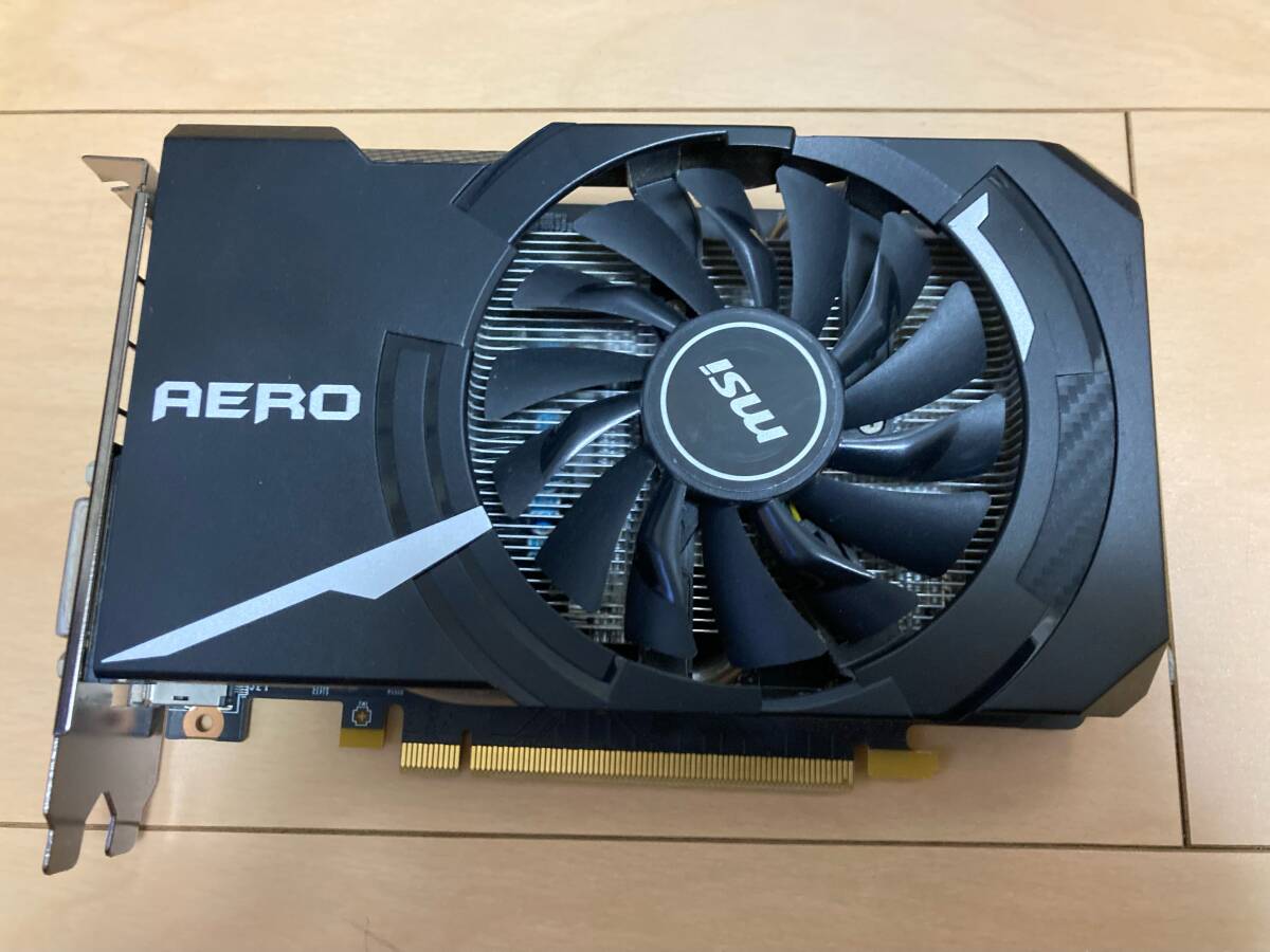 【ジャンク扱い】MSI Geforce GTX 1060 AERO ITX 3G OCの画像1