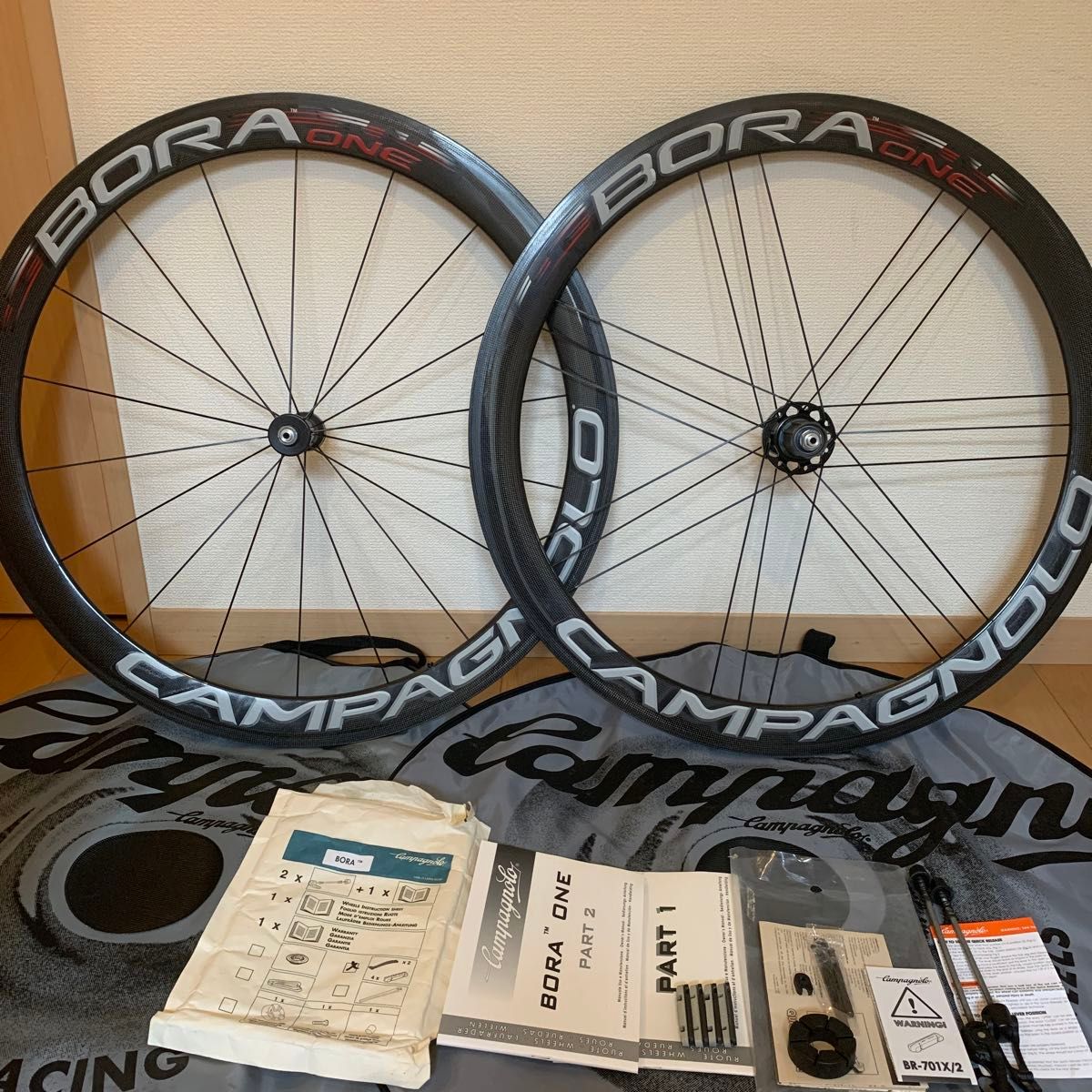 Campagnolo BORA ONE チューブラー 前後ホイール シマノフリー