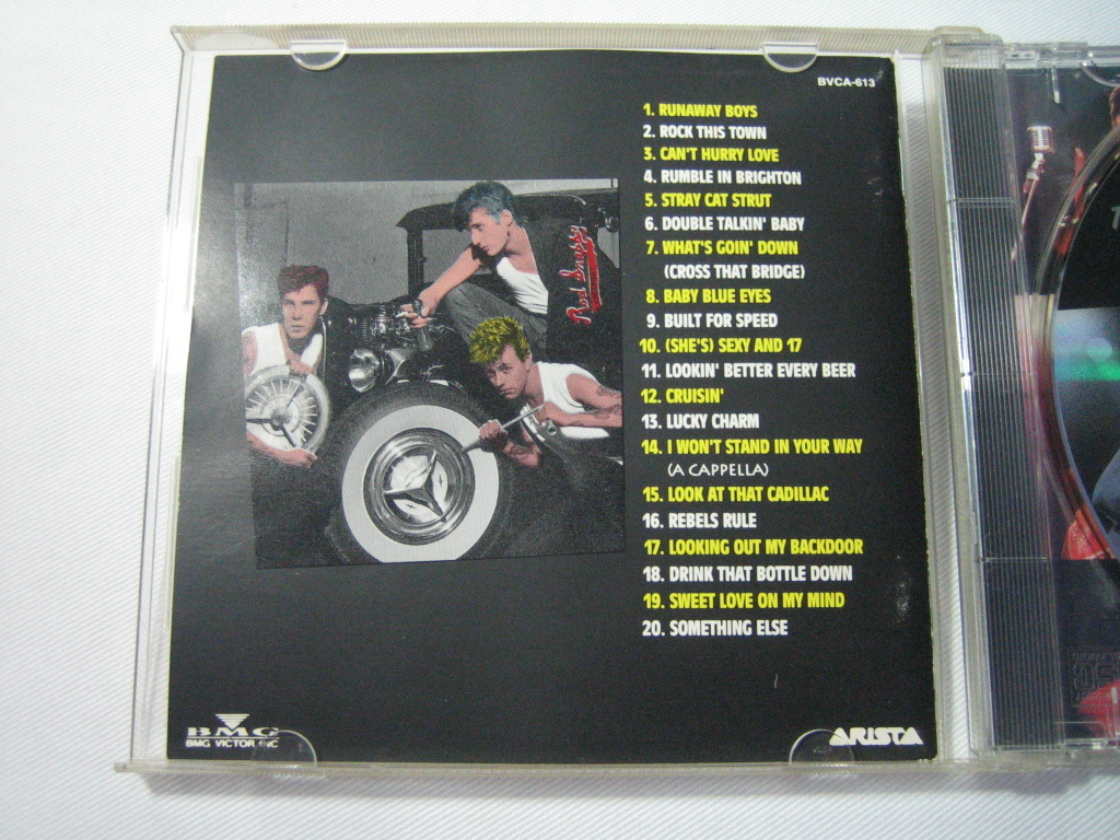 ▲▼ STRAY CATS / OTHER WISE 国内盤CD 解説 歌詞付き 恋はあせらず_画像3
