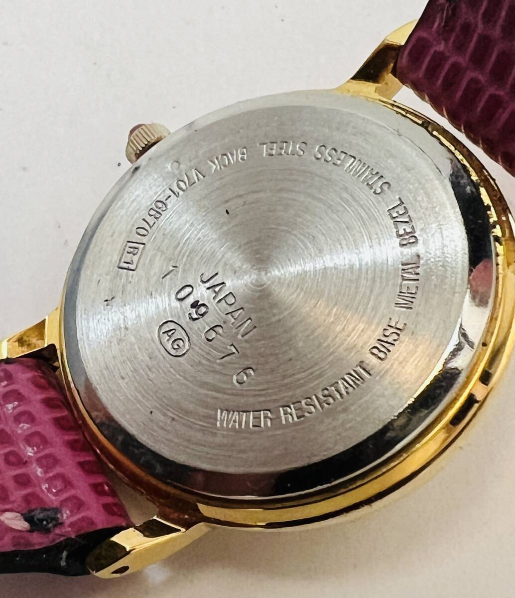 動作未確認　SEIKO セイコー ALBA アルバ V701-6870 レディース　腕時計_画像5