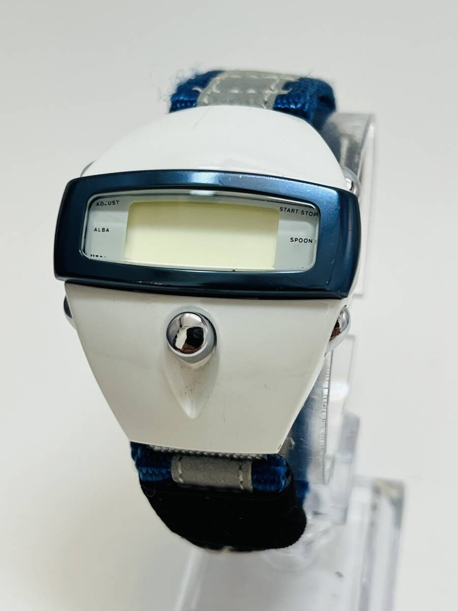 動作未確認　SEIKO セイコー アルバ ALBA SPOON スプーン w626-4000 腕時計 デジタル_画像1
