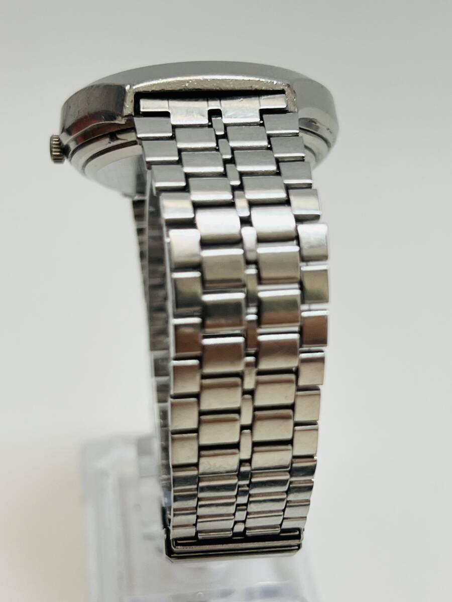 動作未確認　SEIKO QUARTZ TYPEⅡ　7546-7020　セイコー クォーツ タイプ2 デイデイト グリーン文字盤 メンズ 腕時計_画像4