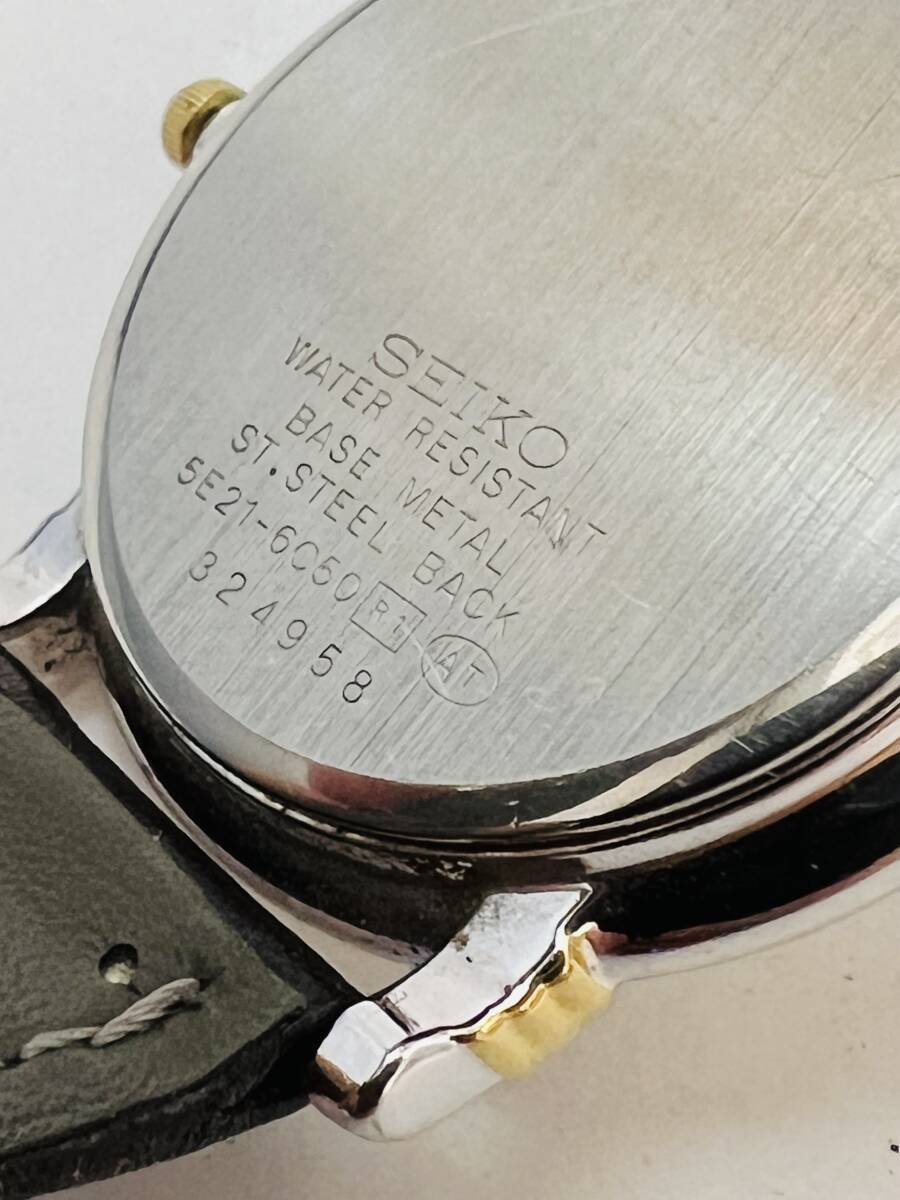 動作未確認　SEIKO セイコー LUCENT ルーセント レディース 腕時計 5E21-6C50_画像4