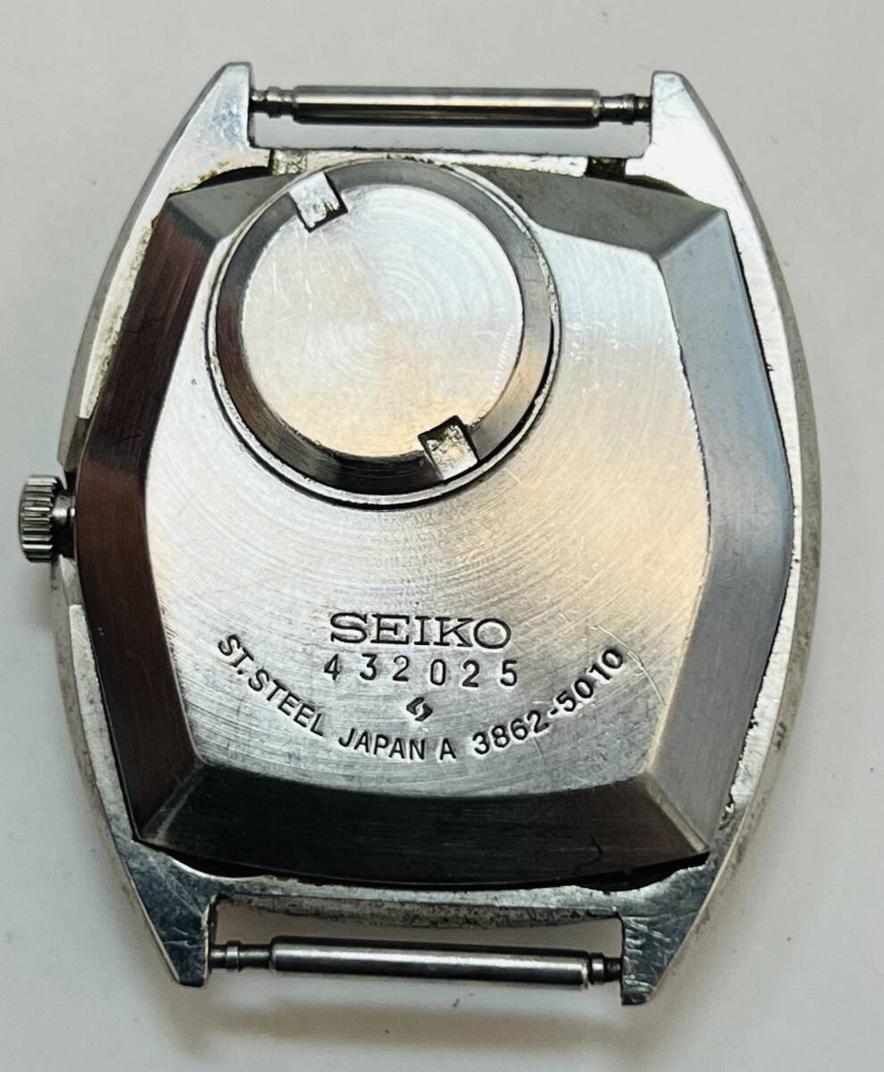 動作未確認　SEIKO セイコー 腕時計 クォーツ 3862-5010 変わり文字盤 メンズ 　フェイスのみ_画像2