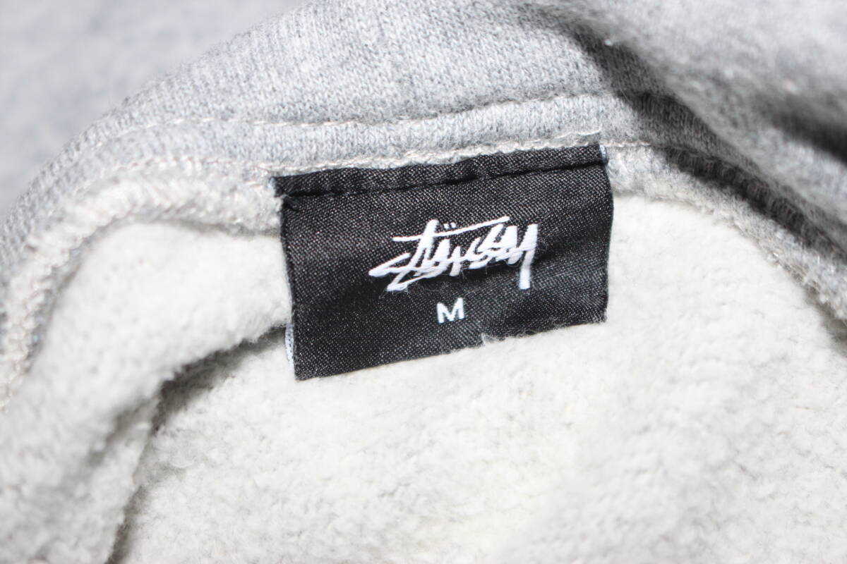  Stussy sweat Parker men's M gray free shipping 