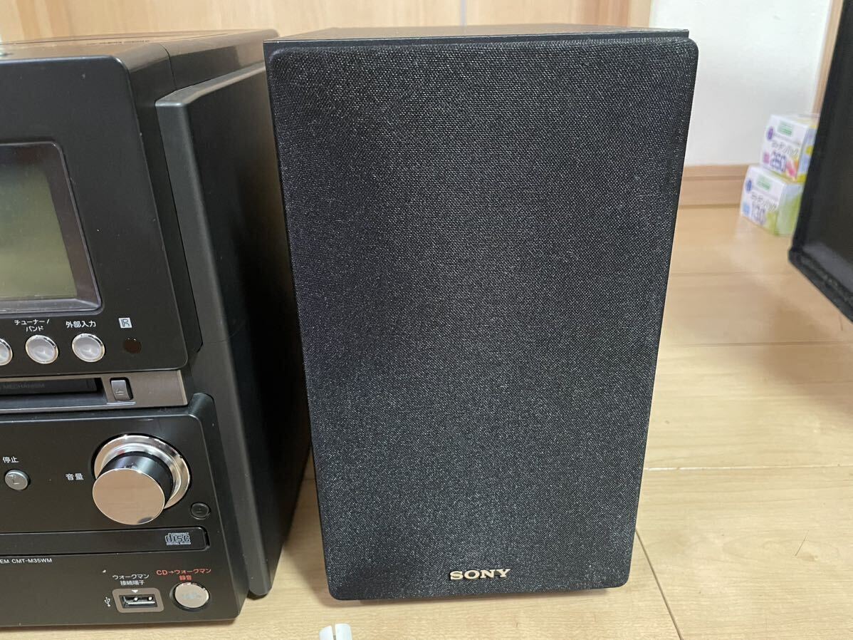 ★送料無料 SONY マイクロ ハイファイ コンポーネントシステム HCD-M35WM スピーカー SS-CM35 _画像3