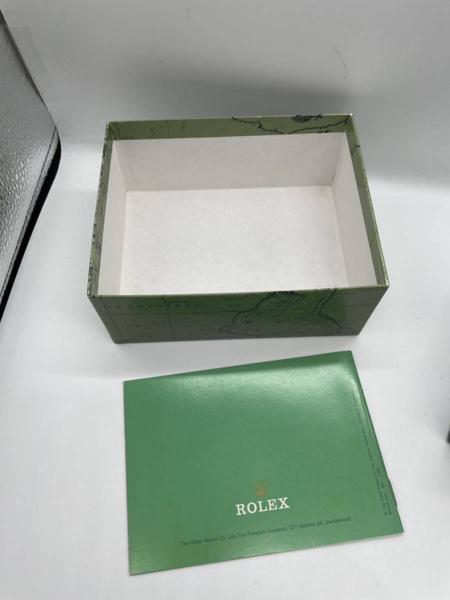 ★送料無料 ROLEX ロレックス オイスター 空箱 外箱 BOX 内箱 時計用 緑 _画像7