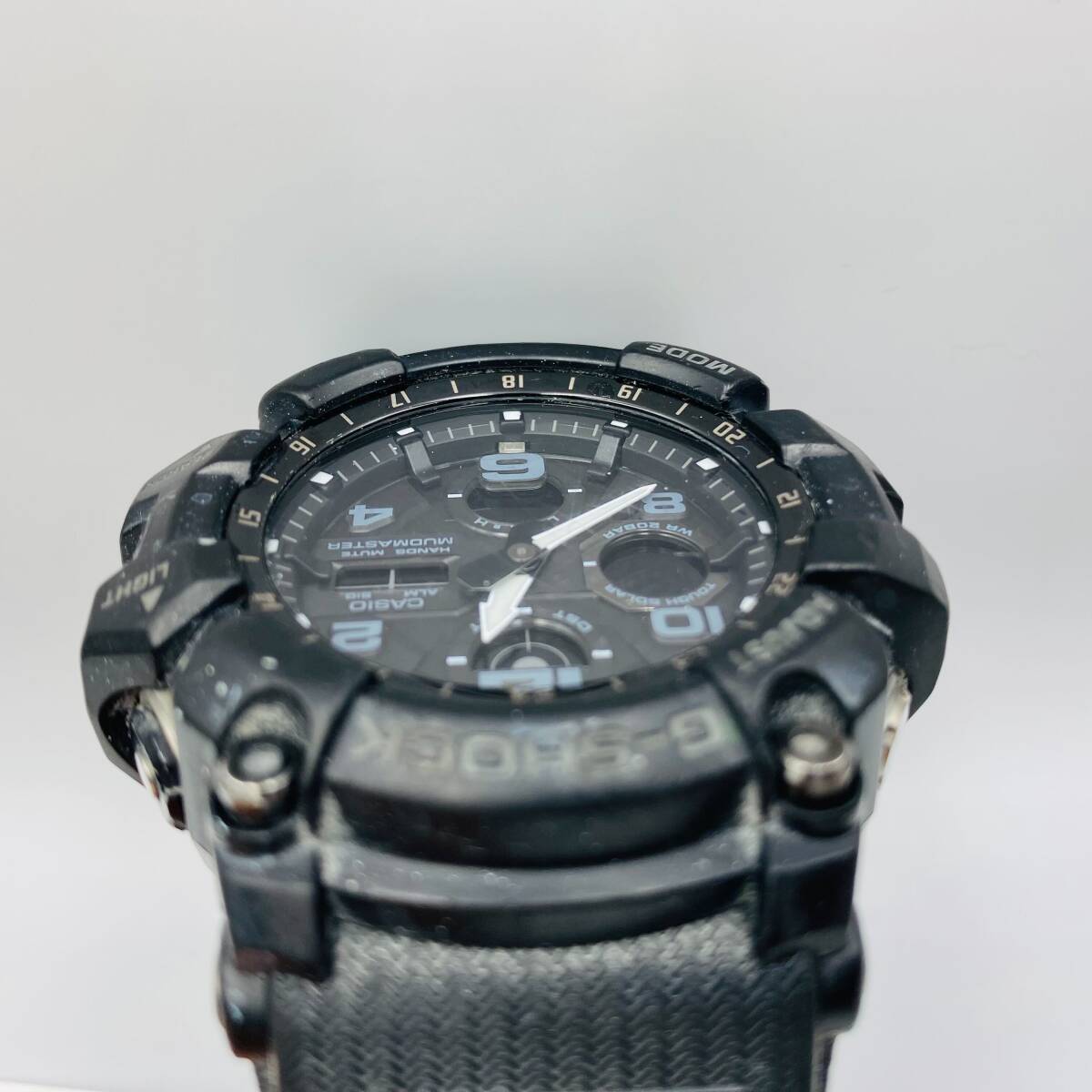 ♪A80048:CASIO カシオ G-SHOCK PROTECTION 5561 GWG-100 電波ソーラー ブラック デジアナ メンズ 中古_画像3