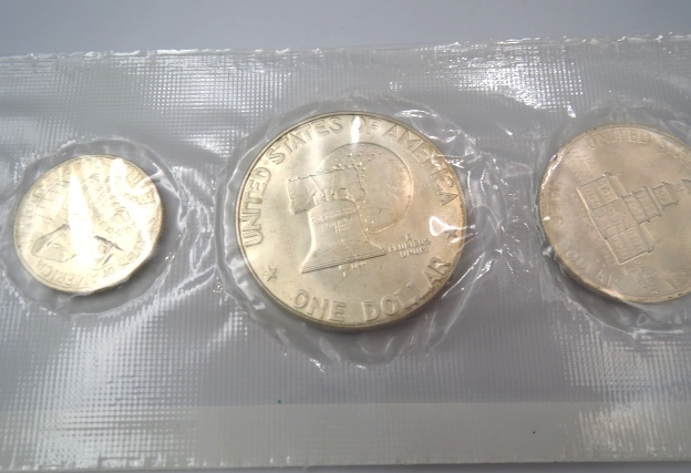 □H80460:アメリカ合衆国 リバティコイン 記念硬貨 未開封 銀貨 コイン 3枚セット _画像3