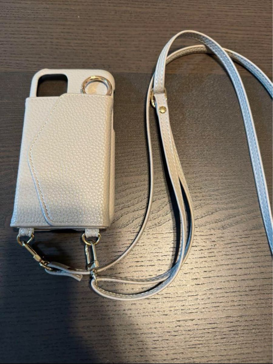 スマホショルダー　iPhone11Pro スマホケース　ショルダータイプ　肩掛け　手帳型ケース　携帯ケース　iPhone