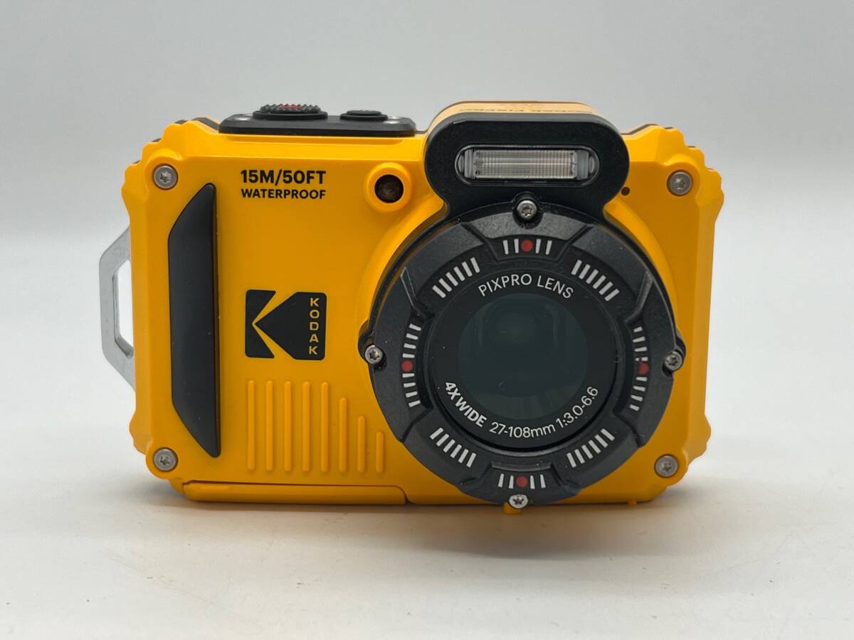 ◎8763　KODAK PIXPRO WPZ2 Digital Camera イエロー　水中 防水　コダック デジタルカメラ_画像1