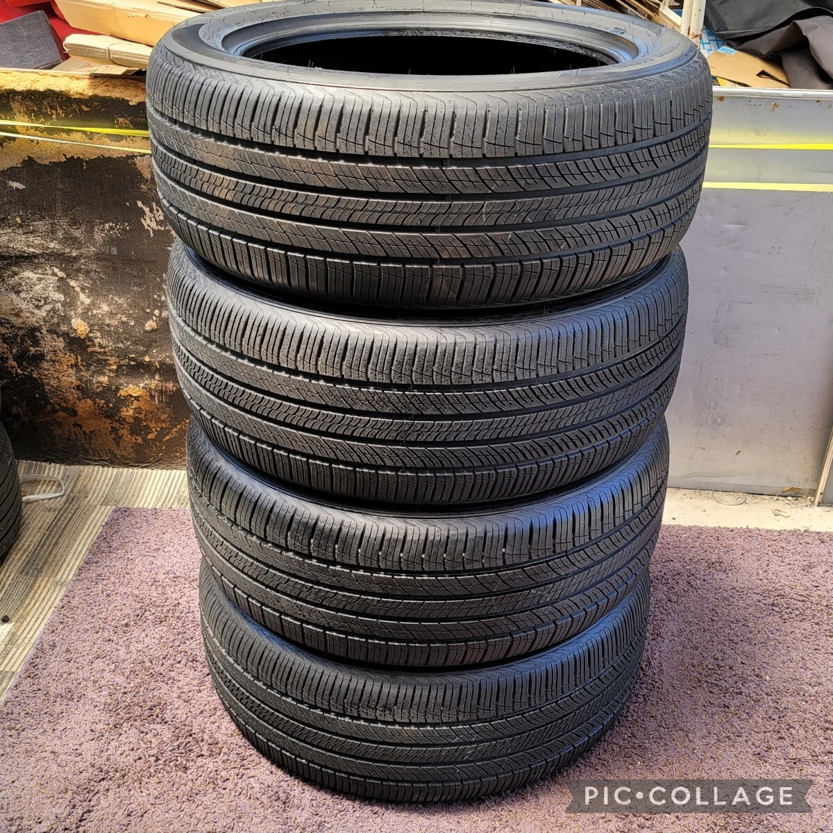 バリ溝 中古 HANKOOK Dynapro HP2 255/50R20 2022製タイヤのみ 4本セット エクスプローラー ディスカバリー レンジローバーヴォーグ_画像1