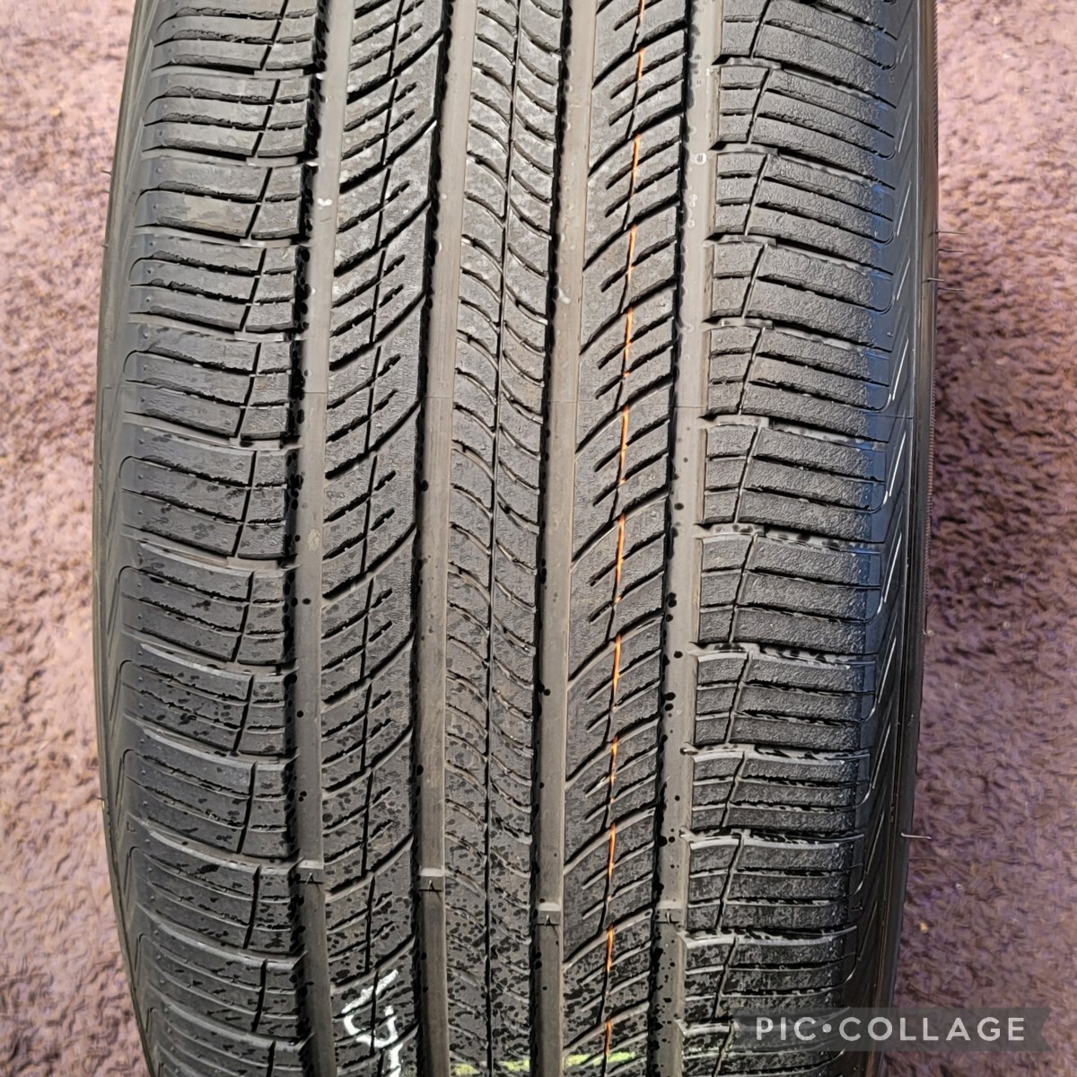 バリ溝 中古 HANKOOK Dynapro HP2 255/50R20 2022製タイヤのみ 4本セット エクスプローラー ディスカバリー レンジローバーヴォーグ_画像9