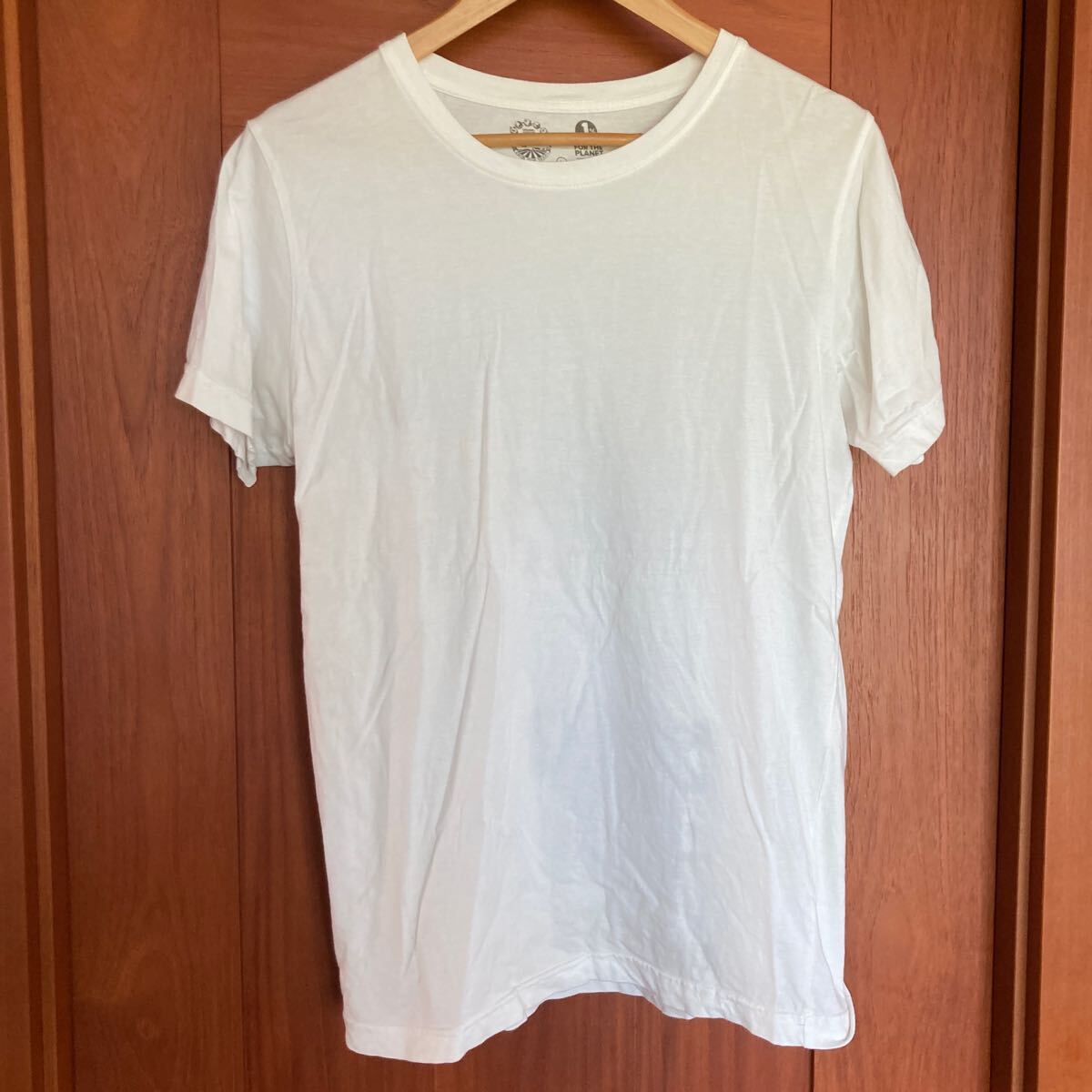 レア PATAGONIA orgabits オーガニックコットン Tシャツ サイズL 白 ホワイト_画像7