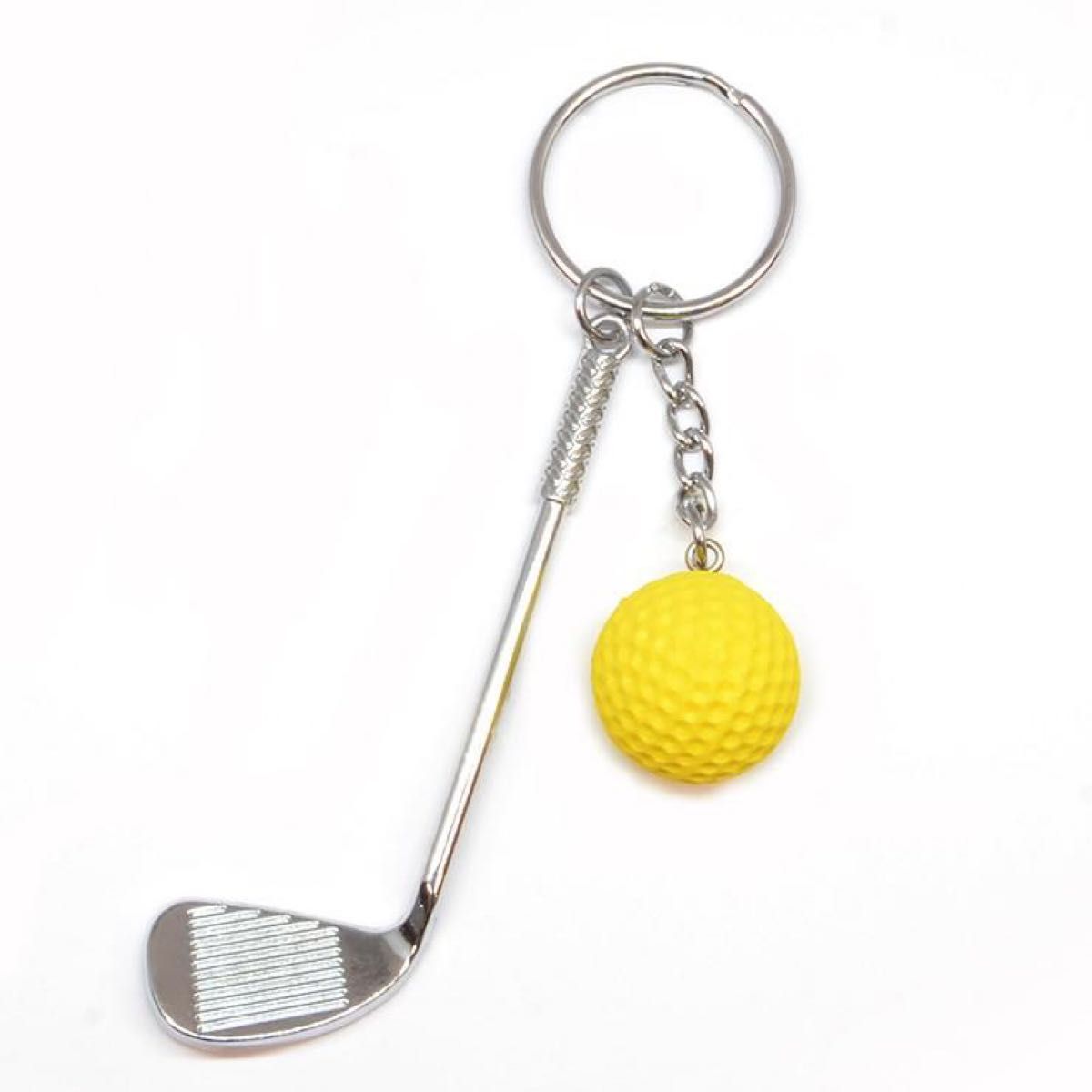 5個　ゴルフ　キーホルダー  ゴルフクラブ&ゴルフボール スポーツ　ドール用　ハンドメイド カスタム パーツ