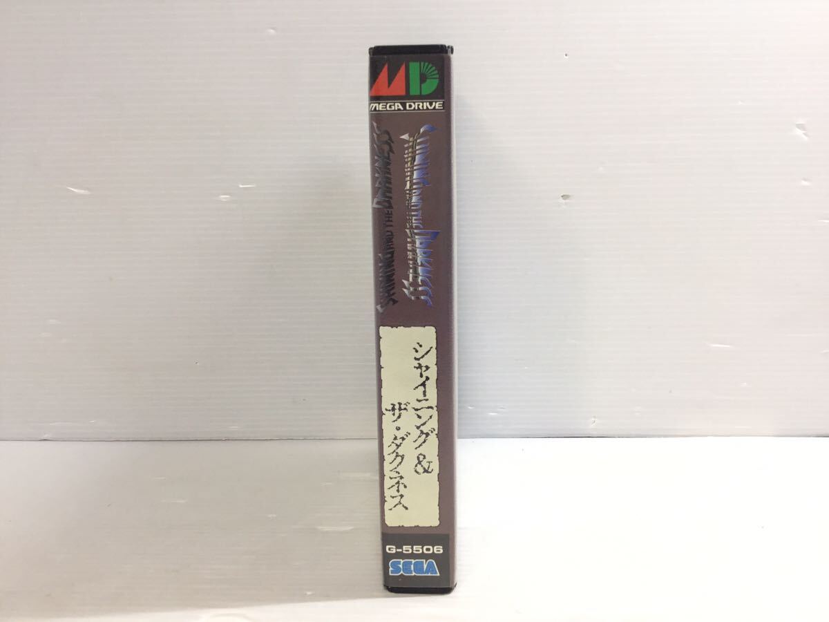 [K-2024]SEGA Sega Mega Drive soft сияющий & The *daknes*G-5506 с футляром retro игра * б/у MD распродажа!!