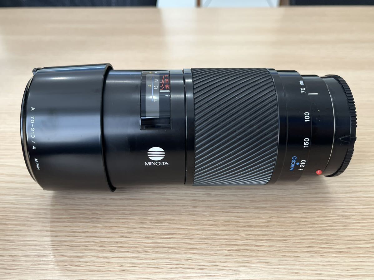 【ジャンク品】MINOLTA ミノルタ AF ZOOM 70-210mm F4 「茶筒」( SONY / MINOLTA / Aマウントレンズ) _画像2