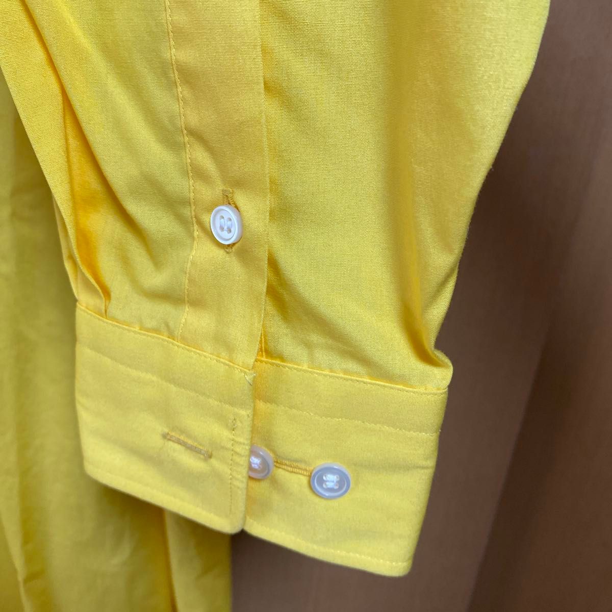 長袖シャツ　黄色　yellow SHIRT