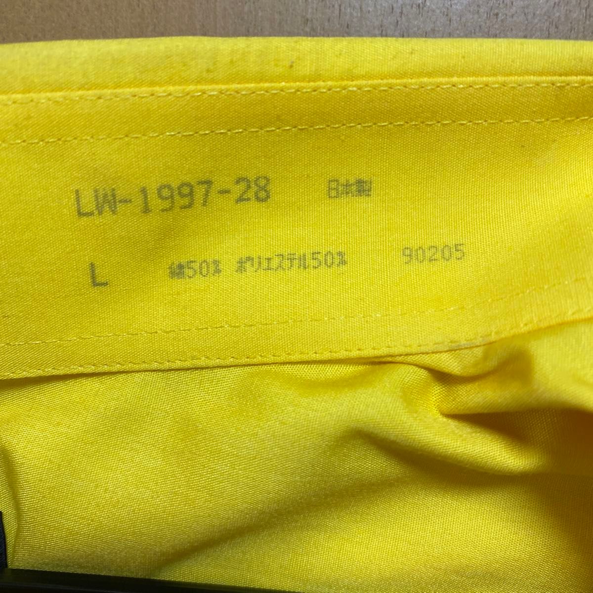 長袖シャツ　黄色　yellow SHIRT