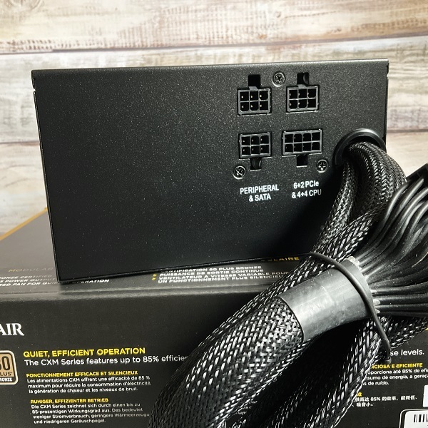 ■CORSAIR CX550M 80PLUS BRONZE認定 550W ATX PC電源ユニット_画像4