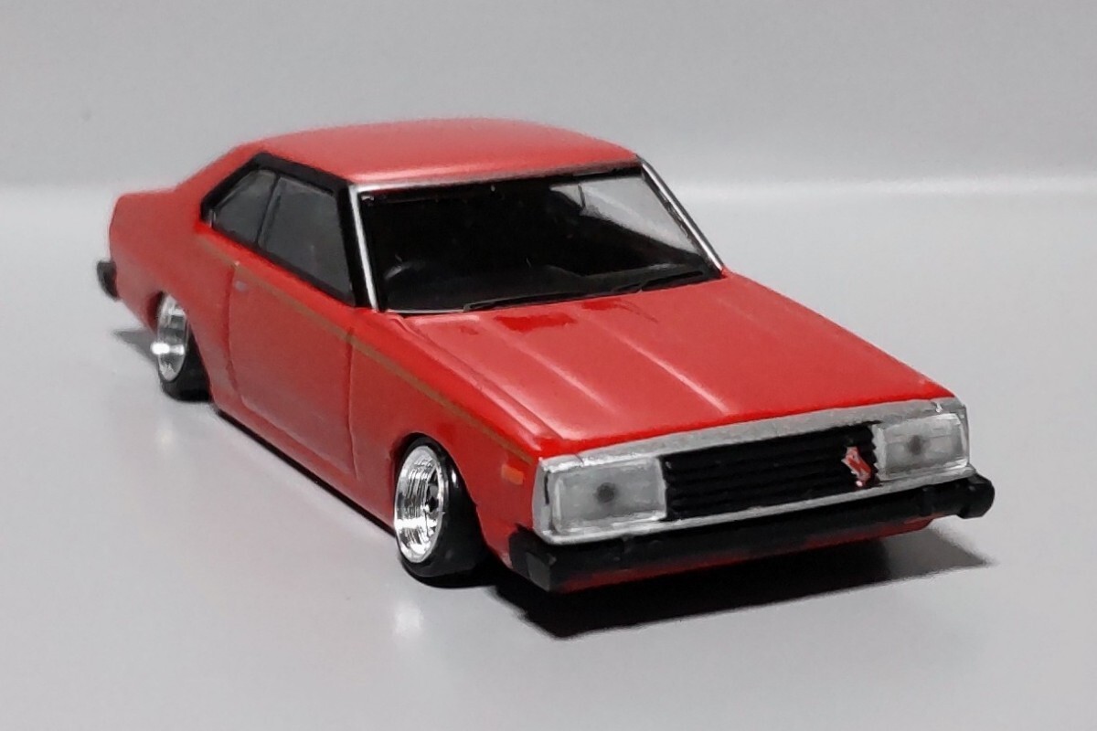 絶版 希少 レア 1/64 スカイライン 2000 ターボ GT-ES 改 ジャパン 日産 深リム ロンシャン シャコタン カスタム 改造 旧車 グラチャン_画像8