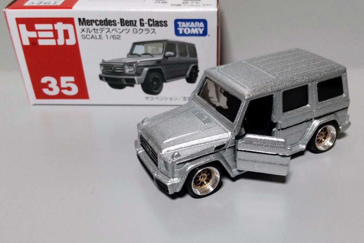  редкий редкость 1/62 Mercedes Benz G Class модифицировано глубокий обод BBS низкая подвеска custom модифицировано lowrider AMG Brabus SUV Германия (1/64)