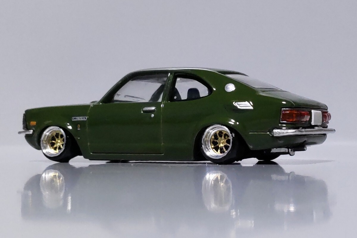  rare rare 1/64 out of print famous car collection Toyota Corolla Levin TE27 modified deep rim Watanabe lowrider Tsuraichi modified custom old car Trueno 