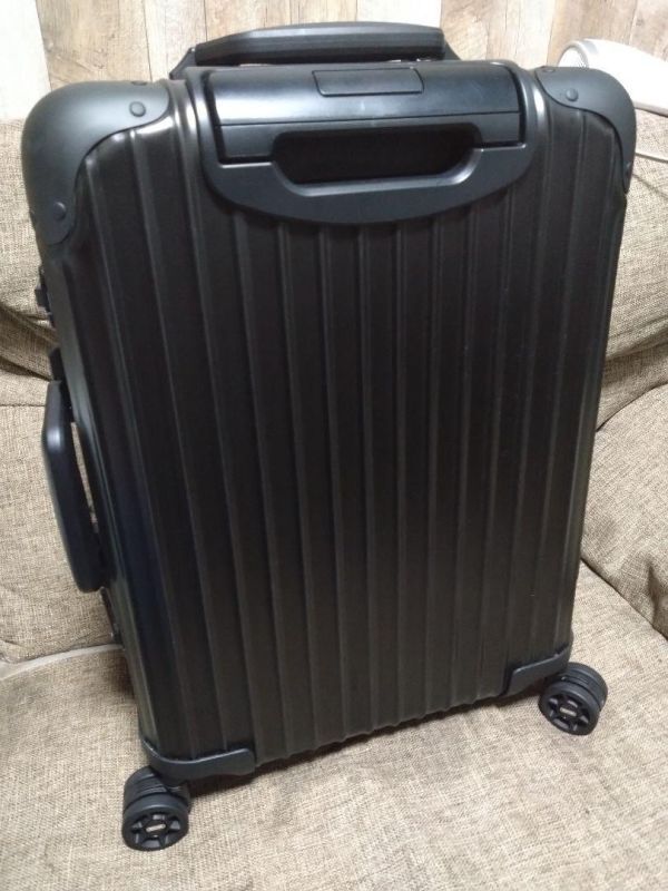 [ waste version ]TOPAS STEALTH rimowa Rimowa topaz 34L black black machine inside bringing in Stealth ultra rare beautiful goods unused 