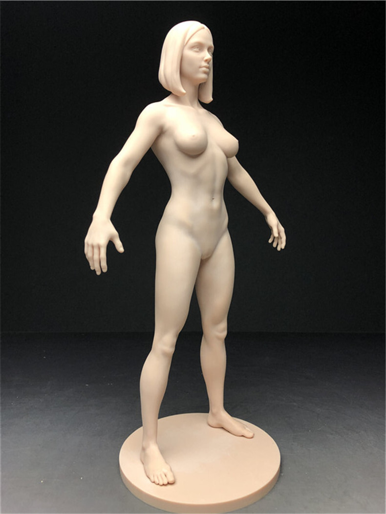 樹脂製 西洋彫り 女神 ヌード デッサン人形 ポージング 女性 少女 フィギュア 美人 裸婦 仏像  重さ約120ｇの画像5