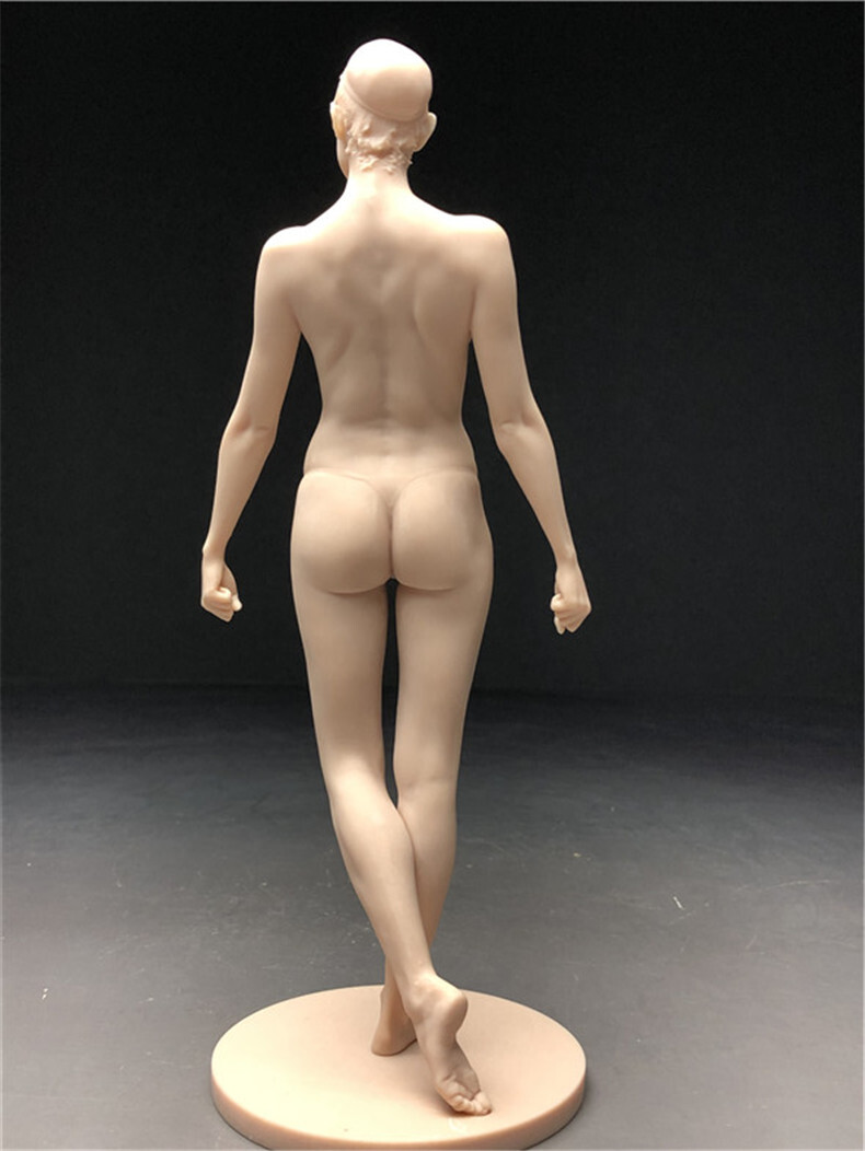 樹脂製　西洋彫り　男性像　ヌード　デッサン人形　ポージング　女性　少女　フィギュア　美人　裸婦　仏像　重さ約107ｇ_画像5