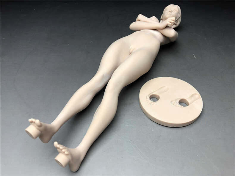 樹脂製 西洋彫り 女神 ヌード デッサン人形 ポージング 女性 少女 フィギュア 美人 裸婦 仏像 重さ約102ｇの画像9
