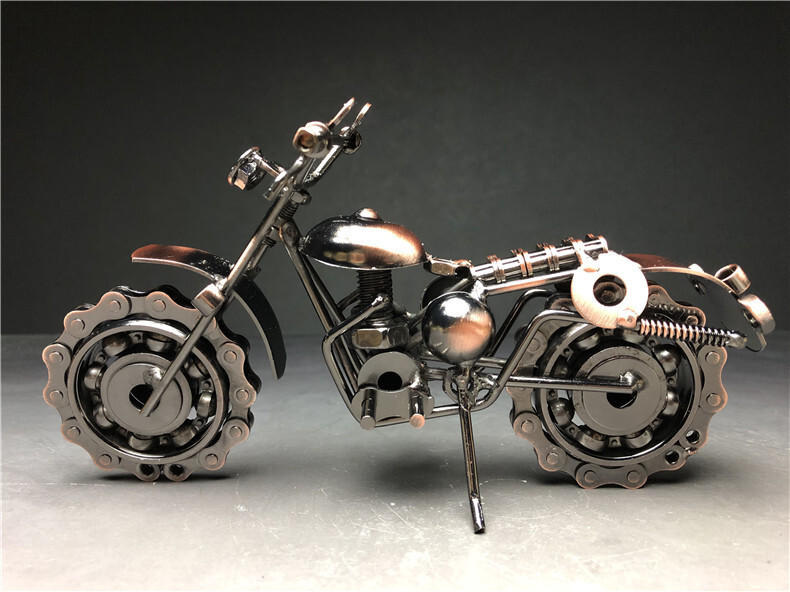 金属製　バイク模型　ミニバイク　インテリア　置物　重さ約460ｇ_画像3