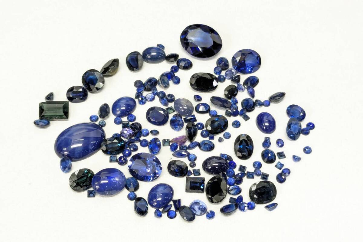 ☆サファイア sapphire 約18.7g☆ ルース 裸石 色石 カラーストーン おまとめ☆ 宝石 ジュエリー jewelry ブルー☆_画像1