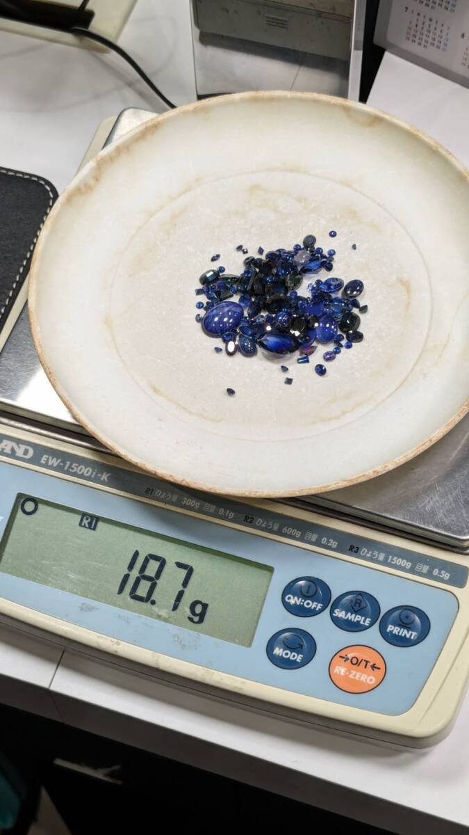 ☆サファイア sapphire 約18.7g☆ ルース 裸石 色石 カラーストーン おまとめ☆ 宝石 ジュエリー jewelry ブルー☆_画像5