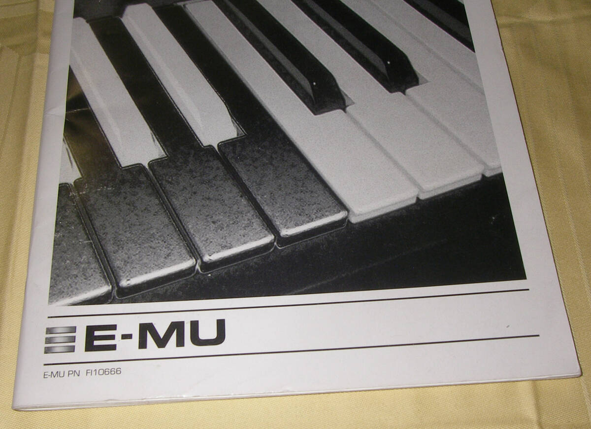 ★E-MU B-3 GETTING STARTED MANUAL ENGLISH 英語★_画像3