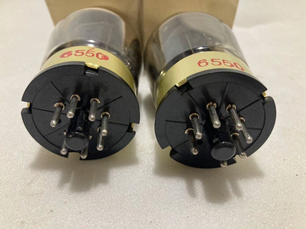  vacuum tube 6550 pair NOS Vp 450V(T) Ip 80mA /TUNG-SOL Sylvania kt88 RCA Leslie