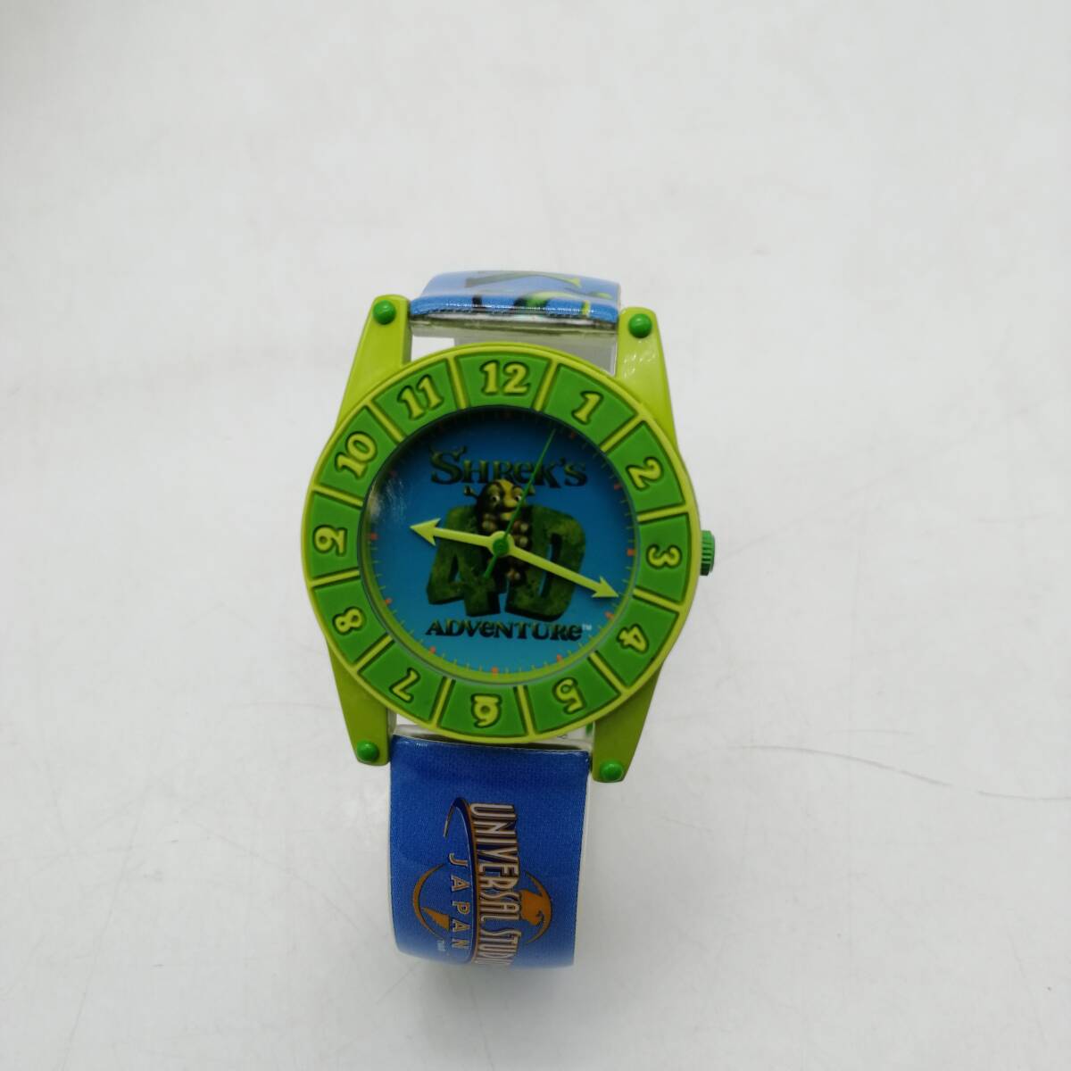 t2815 USJ グッズ カチューシャ スーパーマリオ キノコ シュレック 4-D アドベンャー 腕時計 中古品 現状品 美品 ユニバ アクセサリー_画像6
