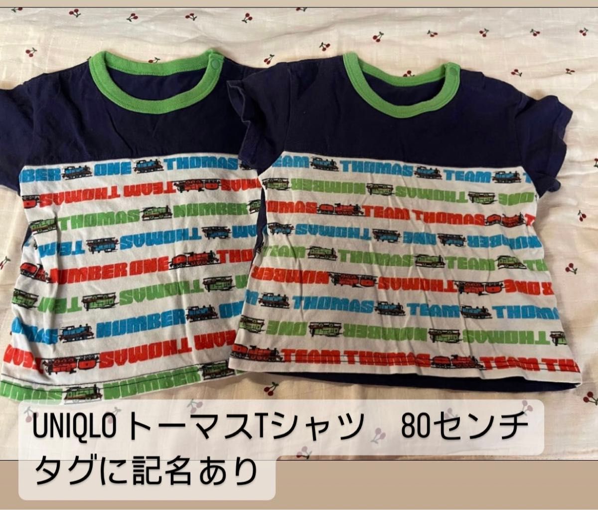 UNIQLO トーマス　半袖シャツ　2枚　80センチ