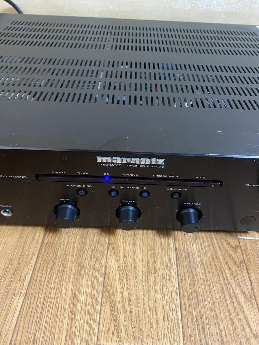 通電OK marantz PM5003マランツ プリメインアンプ 10年製の画像3