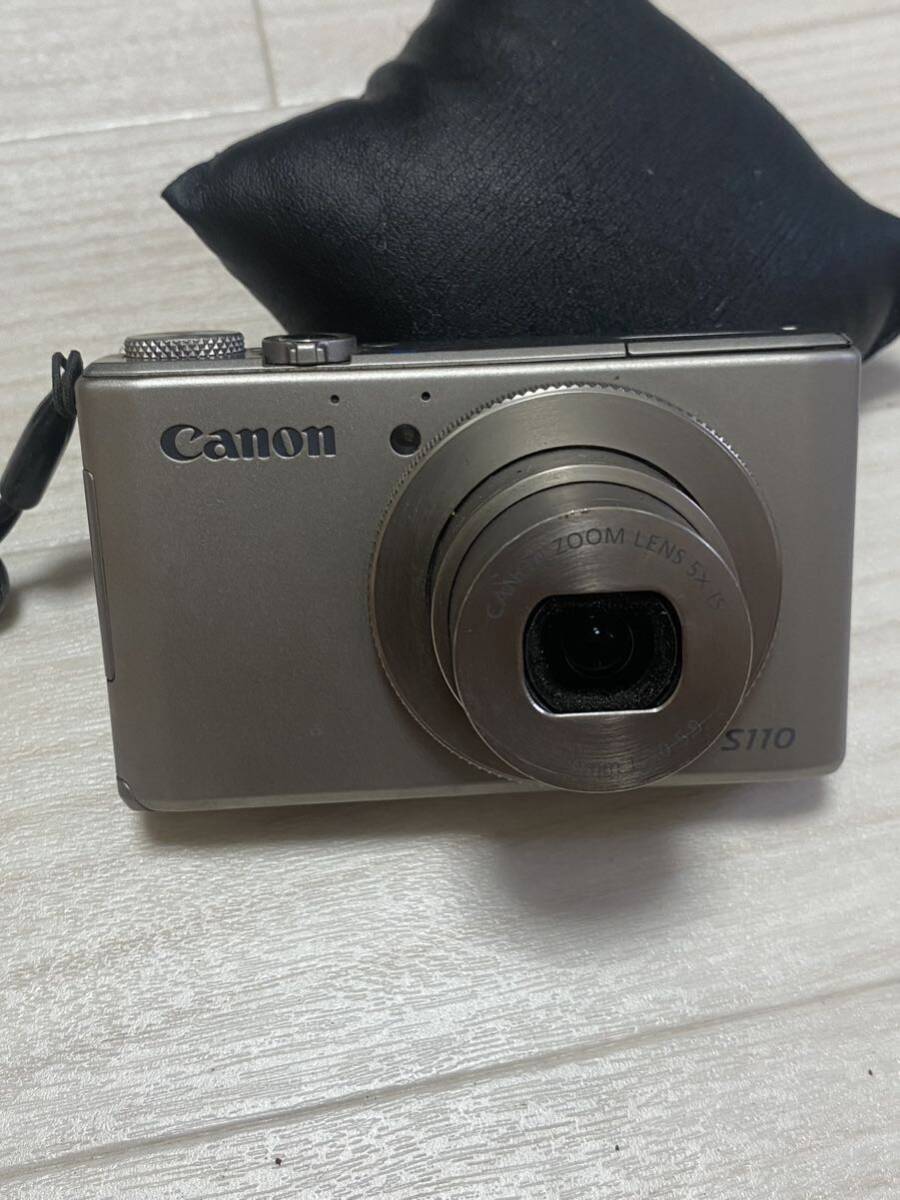 通電確認のみ デジタルカメラ Canon PowerShot S110 _画像1