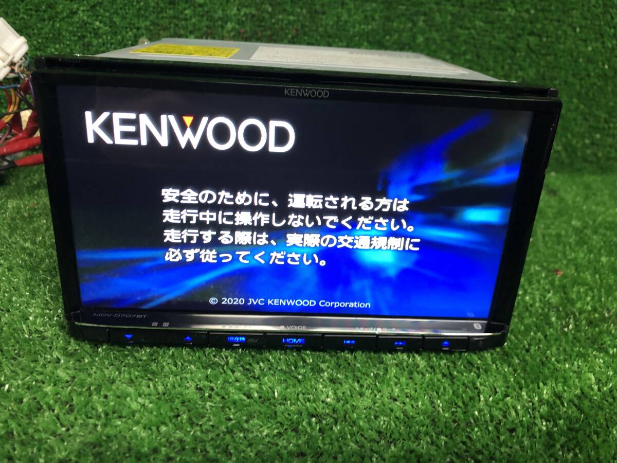  Kenwood MDV-727DT Full seg /Bluetooth built-in DVD reproduction operation verification ending selling out 