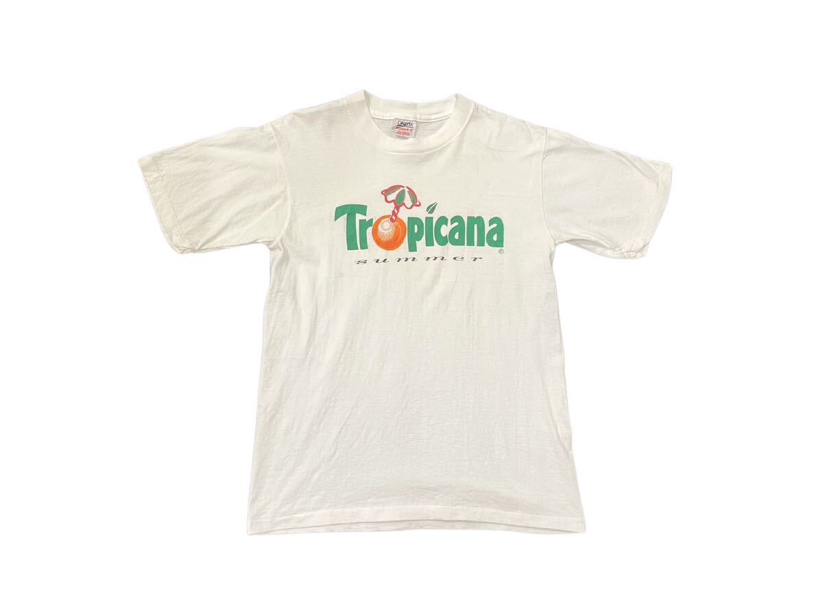 USA製 90s TROPICANA Tシャツ ビンテージ USA トロピカーナ 企業 アメリカ製_画像2