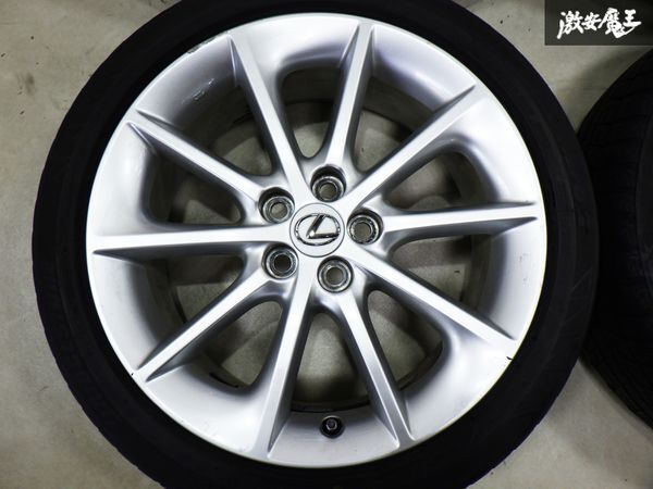 レクサス純正 ZWA10 CT CT200h 17インチ 7J +45 5穴 PCD100 ホイール ブリジストン BLIZZAK REVO2 215/45R17 87Q タイヤの画像4